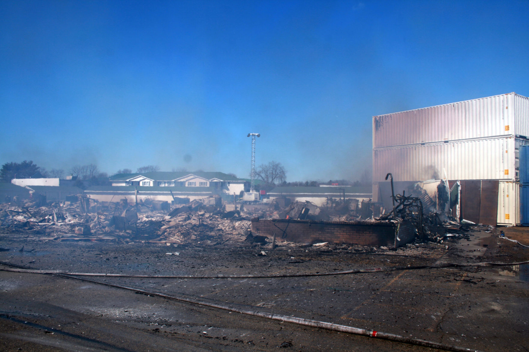 Investigation photos from 109 Knaup Drive explosion